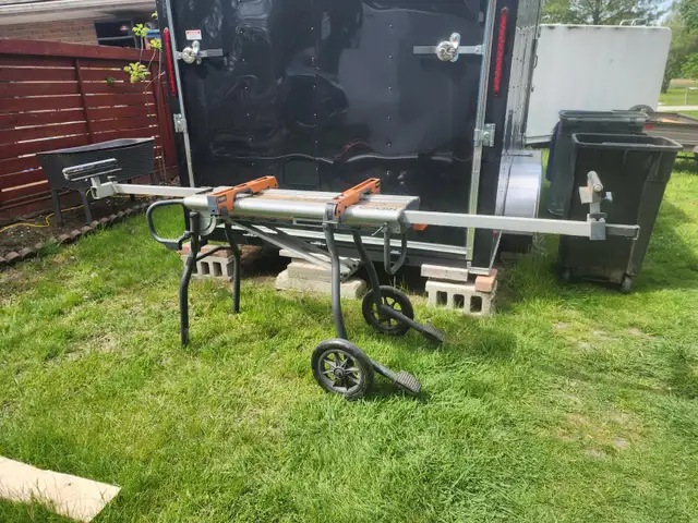 RIDGID Universal Mobile Mitre Saw Stand With  Mounting Braces in Power Tools in Windsor Region - Image 2