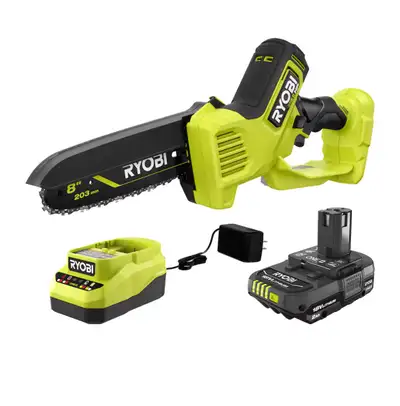 RYOBI 18V ONE+ HP Brushless 8 in. Compact Pruning Mini Chainsaw , View more