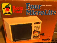 Robin Hood MicroLite Oven Baking Toy working w/box baking tools