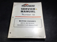 Mercruiser #18 GM V6 262 CID 4.3LX Marine Engine Service Manual