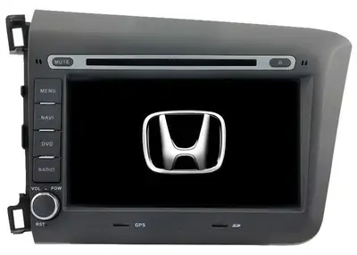 Honda CIVIC 2012 Android 12.1 Car Stereo Multimedia DVD GPS Player support WiFi Apple Carplay Mirror...