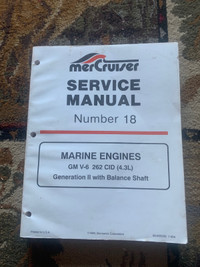 Mercrusier service manual