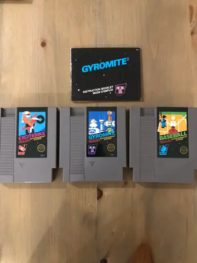 Five 5 Screw Nintendo NES games (3), View more