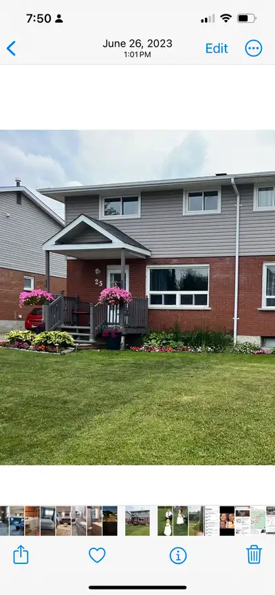 Beautiful Semi D for rent in New Sudbury (may be rented)