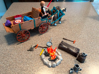 Playmobil – Spirit_Jim et chariot couvert