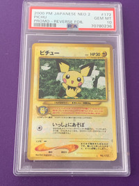 Pokemon pichu Neo 2 Reverse Holo