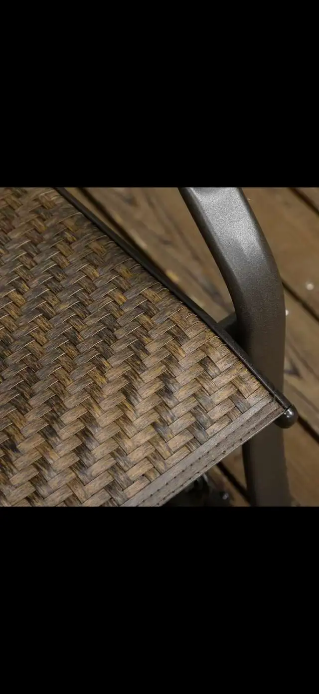 Outdoor Glider Chair, Porch Glider, Patio Rocker for Deck, PE Ra in Patio & Garden Furniture in Markham / York Region - Image 11