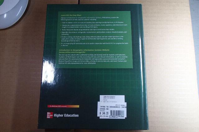 Introduction to Geographic Information Systems Fifth Edition in Textbooks in Mississauga / Peel Region - Image 2