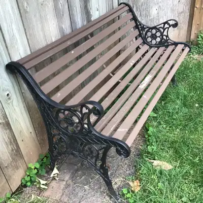 4 ft long outdoor bench, View more
