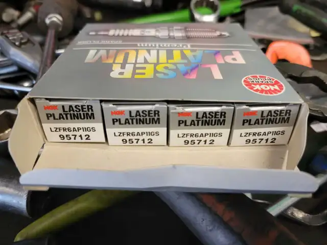 5 New BMW spark plugs - NGK 95712 LZFR6AP11GS in Engine & Engine Parts in Hamilton - Image 2