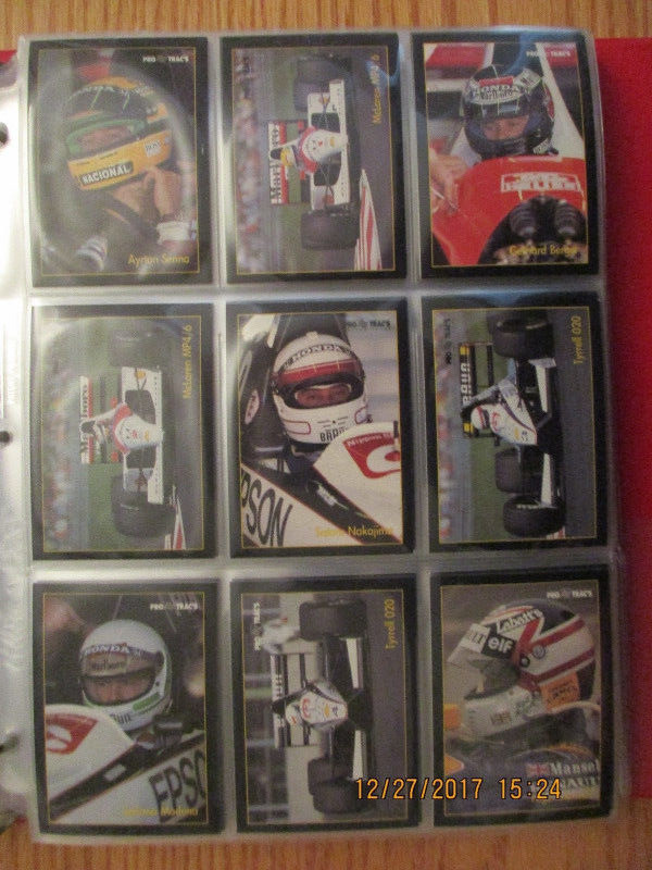 1991 Formula 1 Series Premier Trading cards Pro Trac's, complete dans Art et objets de collection  à Longueuil/Rive Sud - Image 3