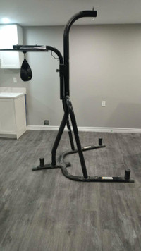 Punching bag stand