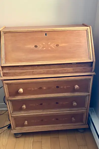 Bureau secrétaire antique, View more