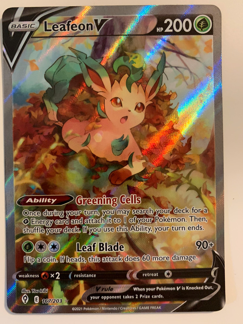 Leafeon V 167/203 order Alt Art