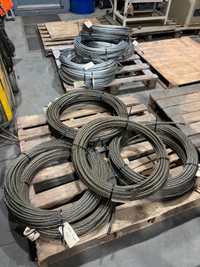 Câble acier 1/2''  galvanisé ou pas    100', 150' ou 200'