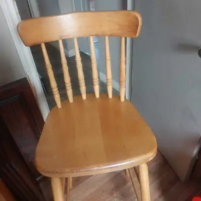 Nice maple or birch hardwood kids high chair, View more