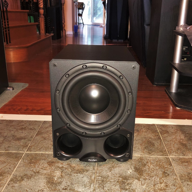 HighEnd 900 Watt 12" Paradigm Subwoofer DSP3200 v2 Speakers