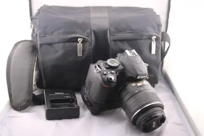 Camera Kit NIKON D3100 W/ Bag and Charger (#42493-1), View more