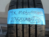 4 tires of Motomaster 235/55/18 All-Season tires for sale
