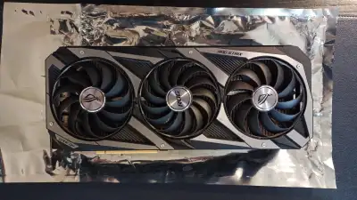 ASUS RTX 3080 ROG Strix used for mining, no issues work well, View more