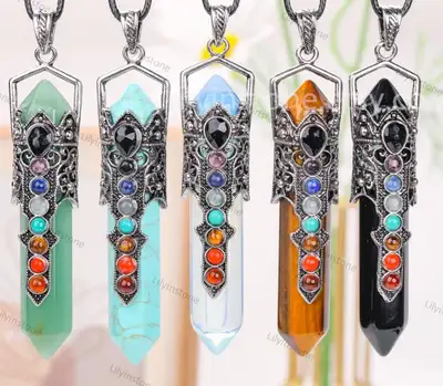 Crystal necklace - 7 types, View more