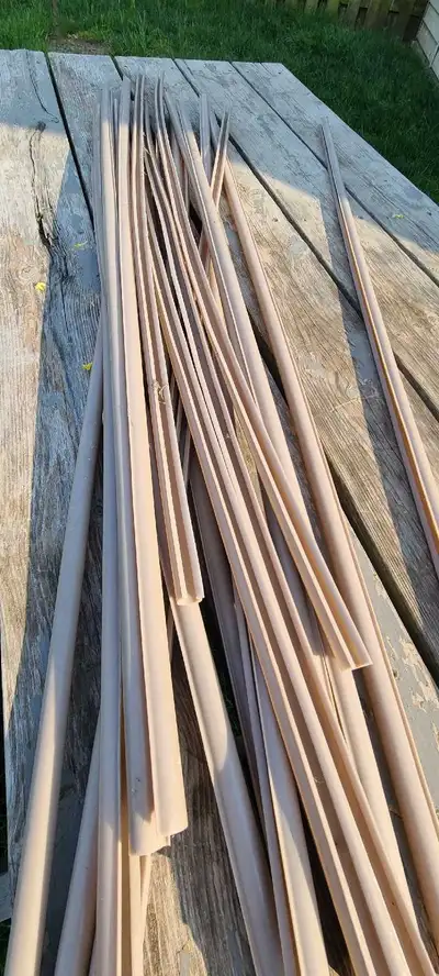 I am selling used, tan coloured above ground pool liner clips (24 foot pool) As a friendly reminder,...