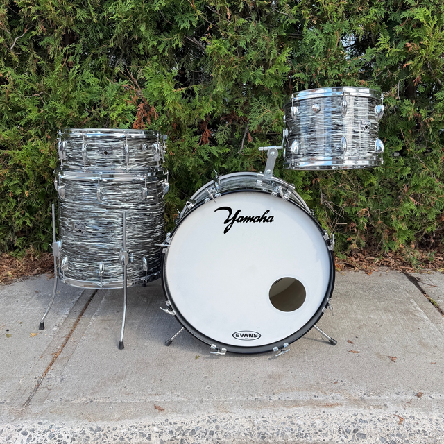 Yamaha Vintage 60s D22 Drum Set Black Willow optinl Snare Japan