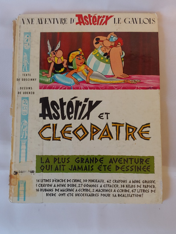 Asterix Et Cleopatre Hard Cover - French Language Book 1965/1976 in Arts & Collectibles in London