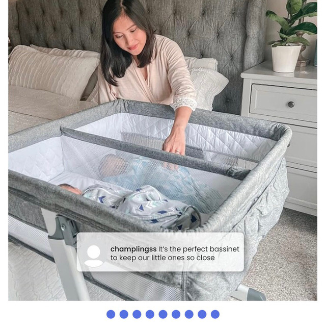 Twin bassinet  in Cribs in Lethbridge - Image 3