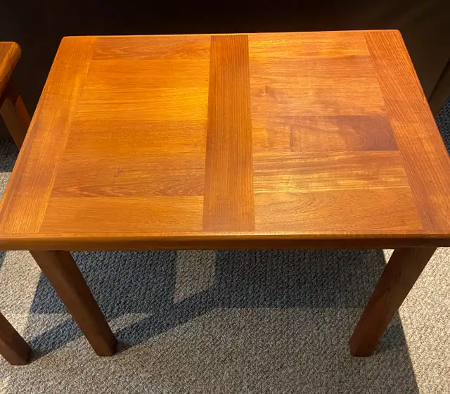 MCM Teak End Tables Set from Denmark in Other Tables in Kitchener / Waterloo - Image 4