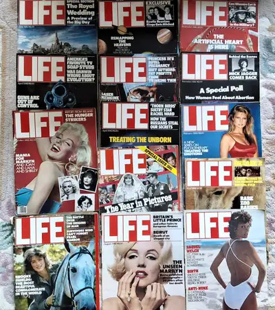 14 Vintage LIFE magazines 1981-83, View more