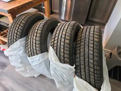 The only reason for selling is that I sold the SUV these came off. The tires only saw one winter and...