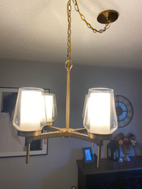 Kitchen chain hanging light