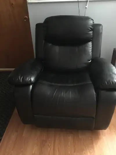 Black Leather Chair, View more