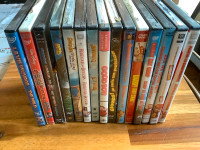 Lot de 15 (*17) DVD / films divers pour enfants &amp; ados