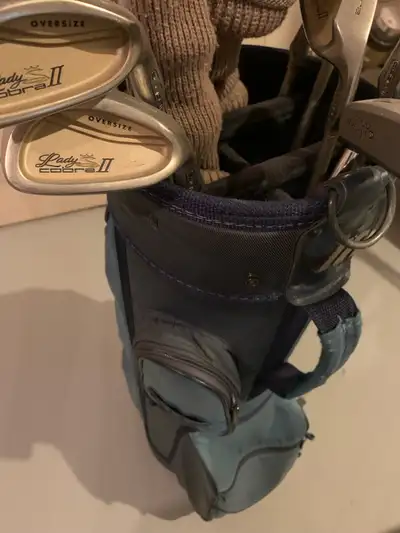 Lady Cobra II Oversize Golf Clubs with Mizuno Golf Bag, View more