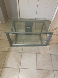 Table à TV en verre