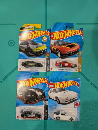 all for $12 '89 mazda savanna rx7 fc3s 95 rx7 drift fd 2015 Mazda Miata mx-5 Mazda Miata mx-5 legend...