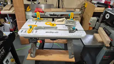 Selling Router and Router Table with stand. It works great and has no issues. Only reason for sellin...