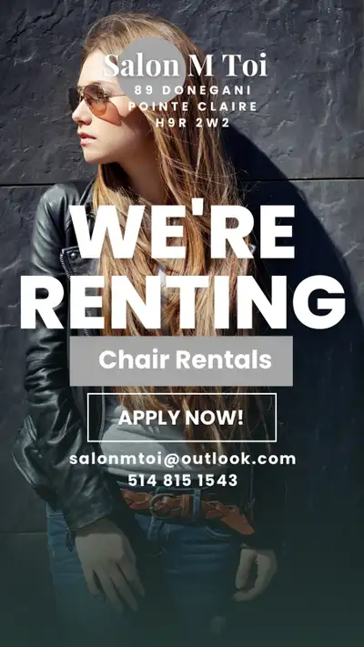 hair salon chair rentals, View more