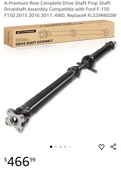 Ford Rear Complete Drive Shaft Prop Shaft Driveshaft Assembly, View more