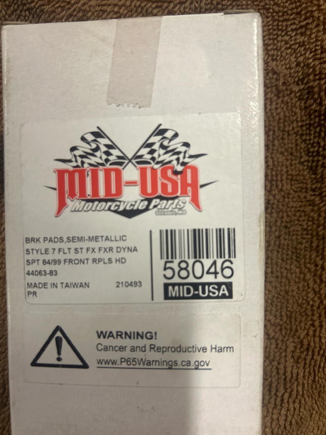 Harley new brake pads  in Motorcycle Parts & Accessories in London