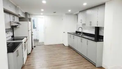 2 Bedroom + living room walkout basement for rent available immidiately. Open concept kitchen with2...