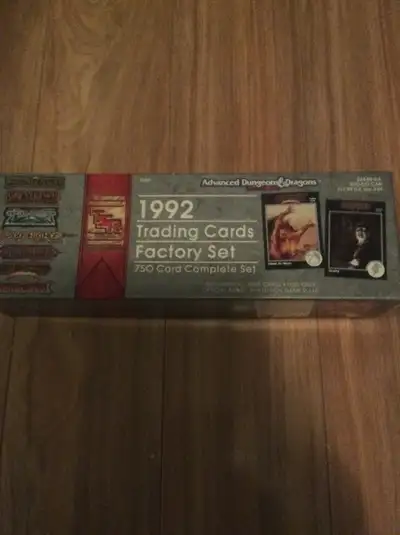 Dungeons and Dragons TSR trading cards 1992 factory set, View more