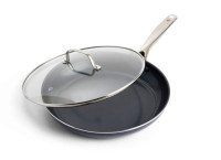 ____Blue Diamond Fry Pan with Lid, 10-inch____