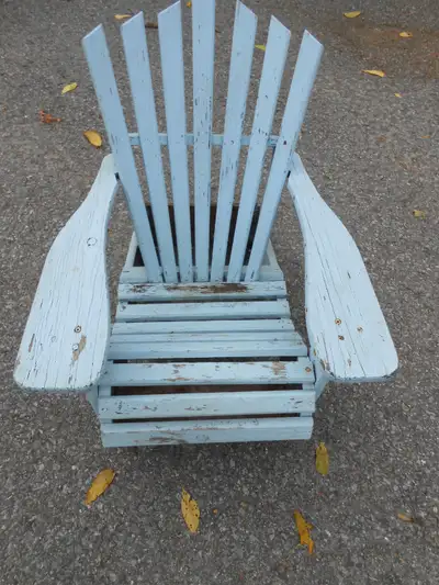 Children wood Adirondack chair height 23" widht21" depth25", View more