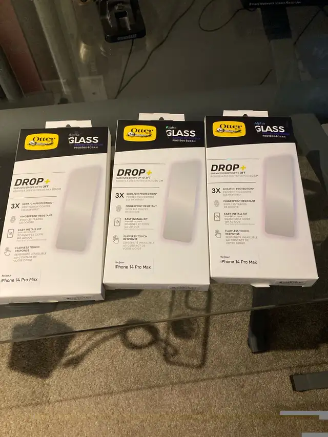 OTTER BOX IPhone 14 Pro Max Glass Protector in Cell Phone Accessories in Kitchener / Waterloo - Image 3