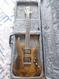 Schecter C-1 Exotic electric guitar