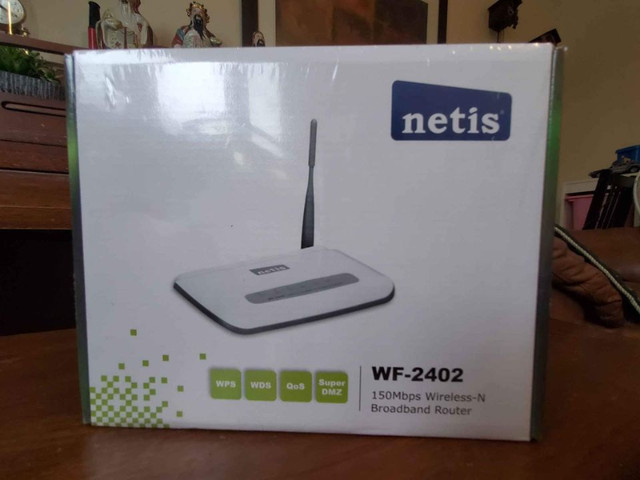 Wi-Fi router New sealed Netis WF-2402 dans Réseaux  à Ville de Montréal