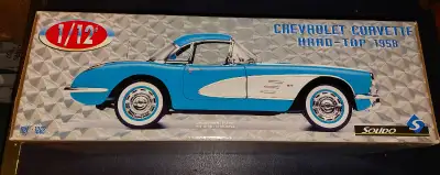 SOLIDO 1:12 CHEVROLET CORVETTE HARD TOP CONVERTIBLE BLUE, View more